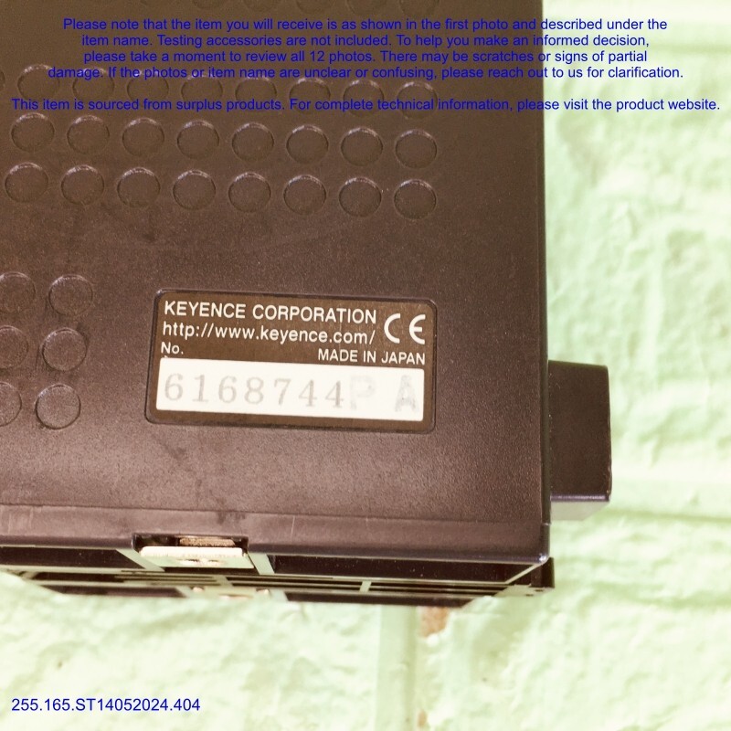 KEYENCE CV-2100P, Digital Image Controller as photo, sn:4534, FedExDHL