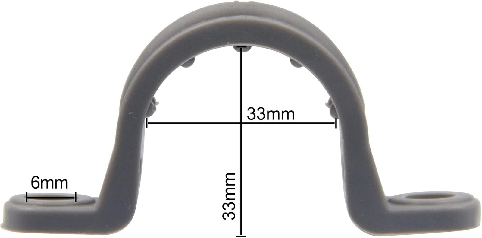 Ispinner 12Pcs 1 Inch Pvc Pipe Straps 2 Holes Plastic Conduit Strap For Pvc