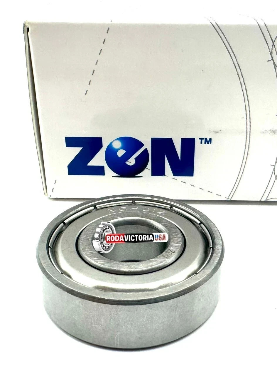 ZEN S6201 ZZ Stainless Steel Ball Bearing Metal Shielded W6201 ZZ 12x32x10 mm