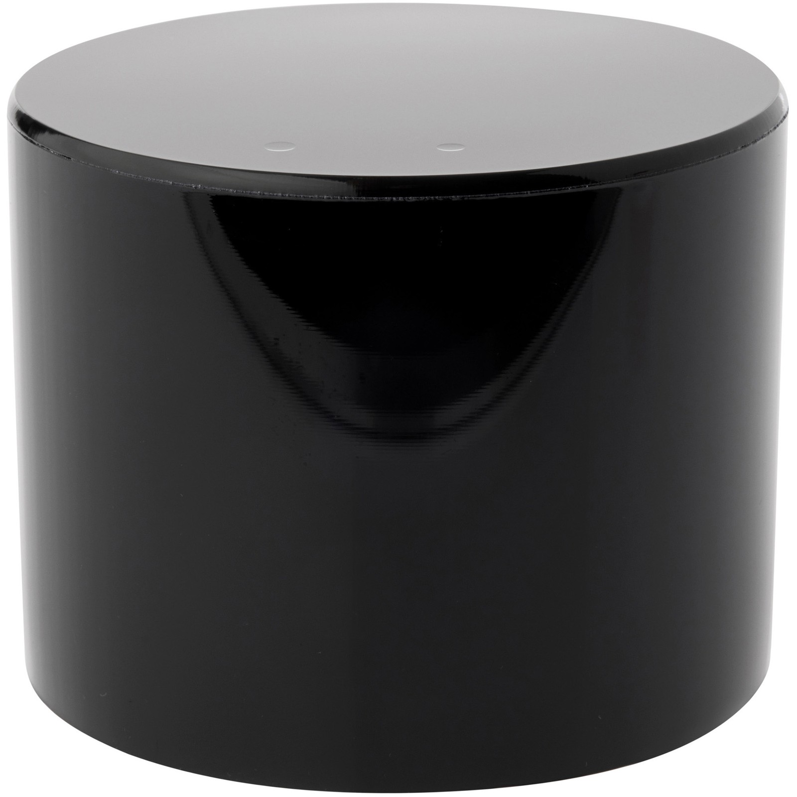 Plymor Black Acrylic Round Cylinder Display Riser, 4″ H x 5″ D