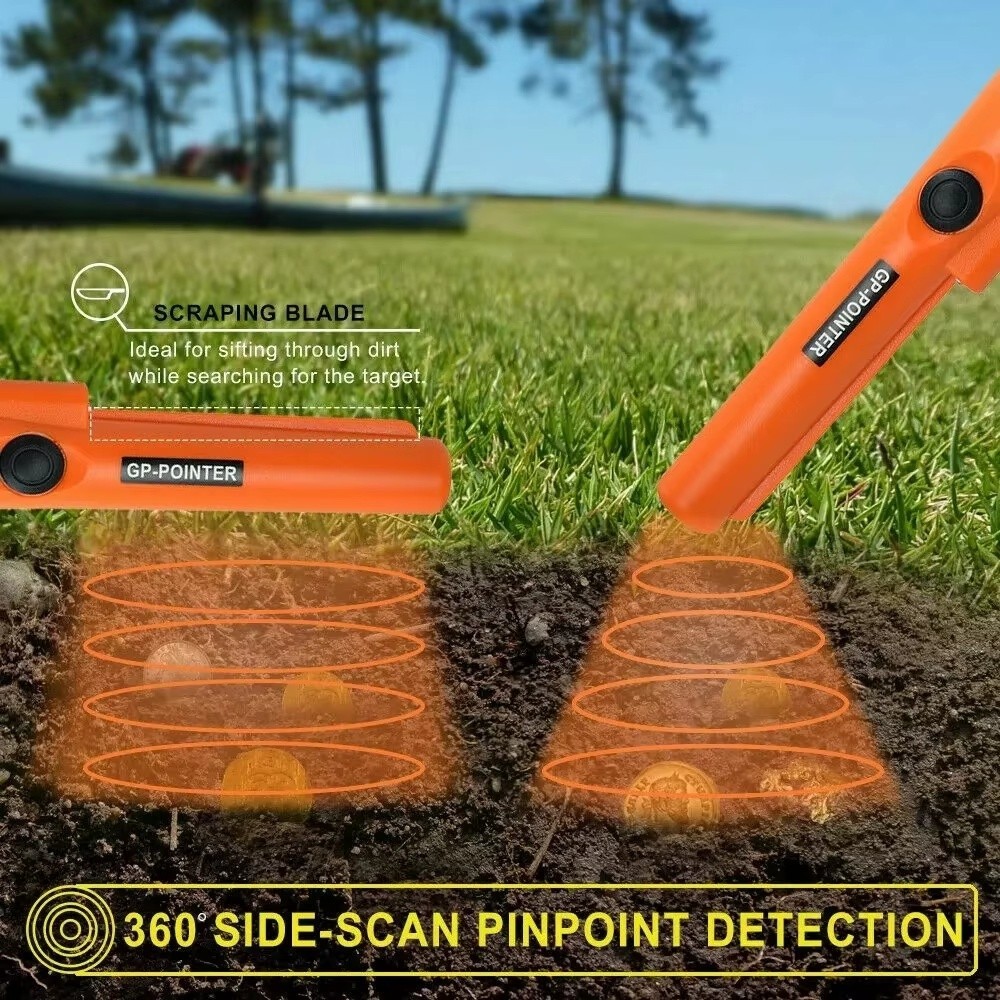 Metal Detector HandHeld Pro Pinpointer Pointer Probe Waterproof Sensitive Tester