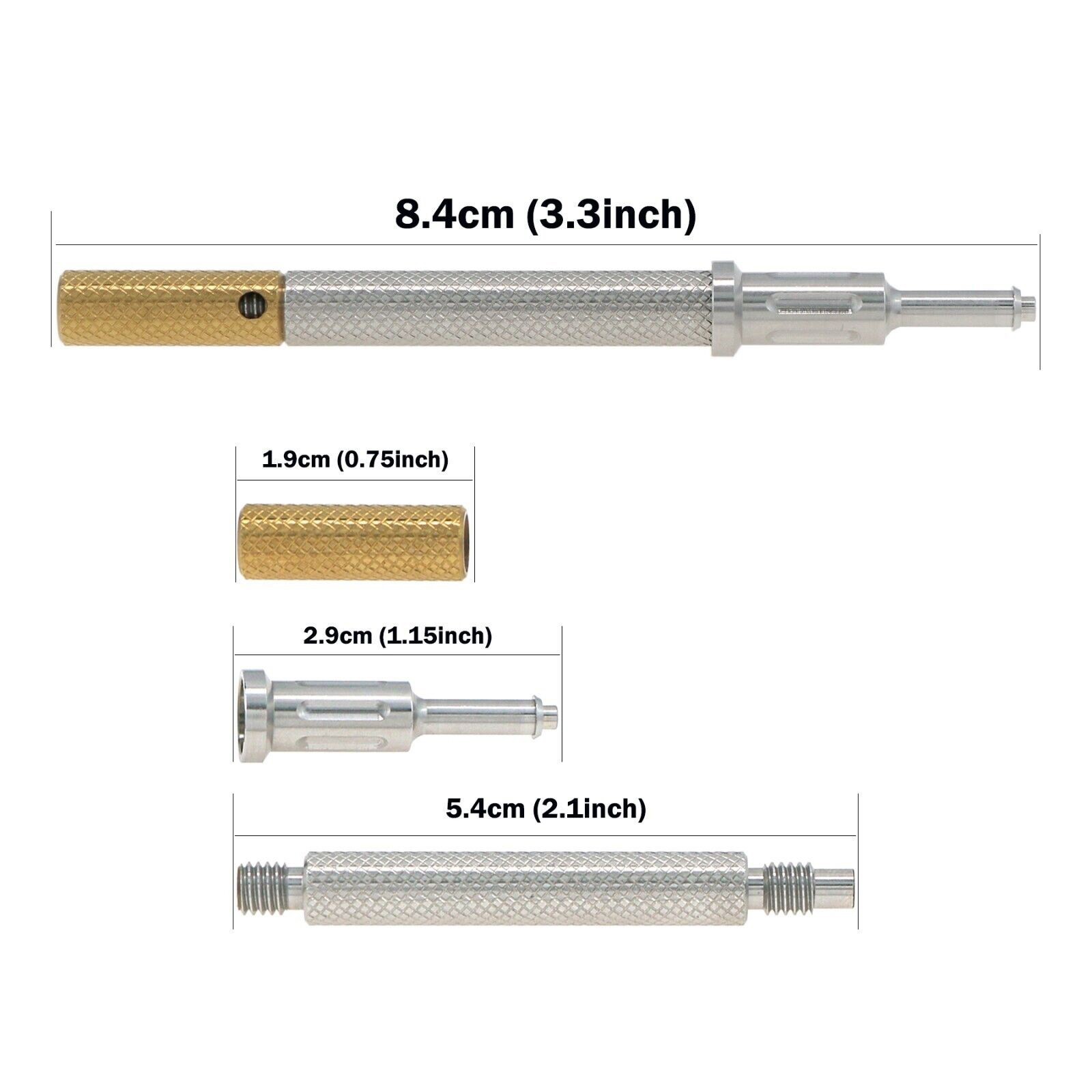 US Dental Overdenture Locator Core Tool Strong Retention Caps 1.2/2.4lbs Inserts
