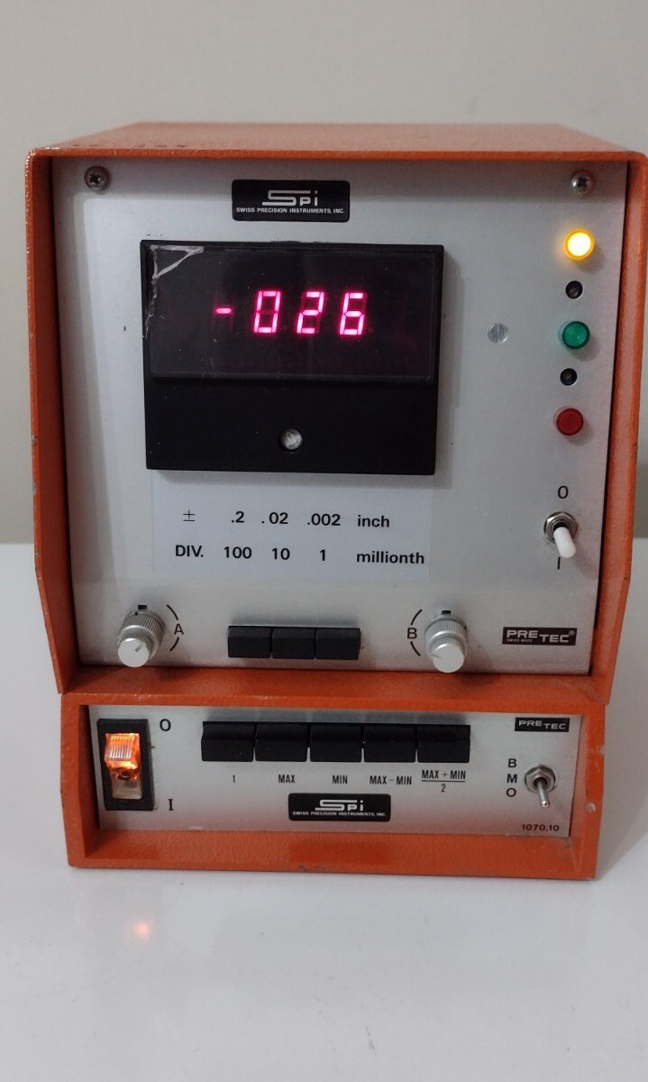 SPI PreTec 1070.10 Digital Micrometer/Comparator 84481. ± .002″ DIV up to 1Mth