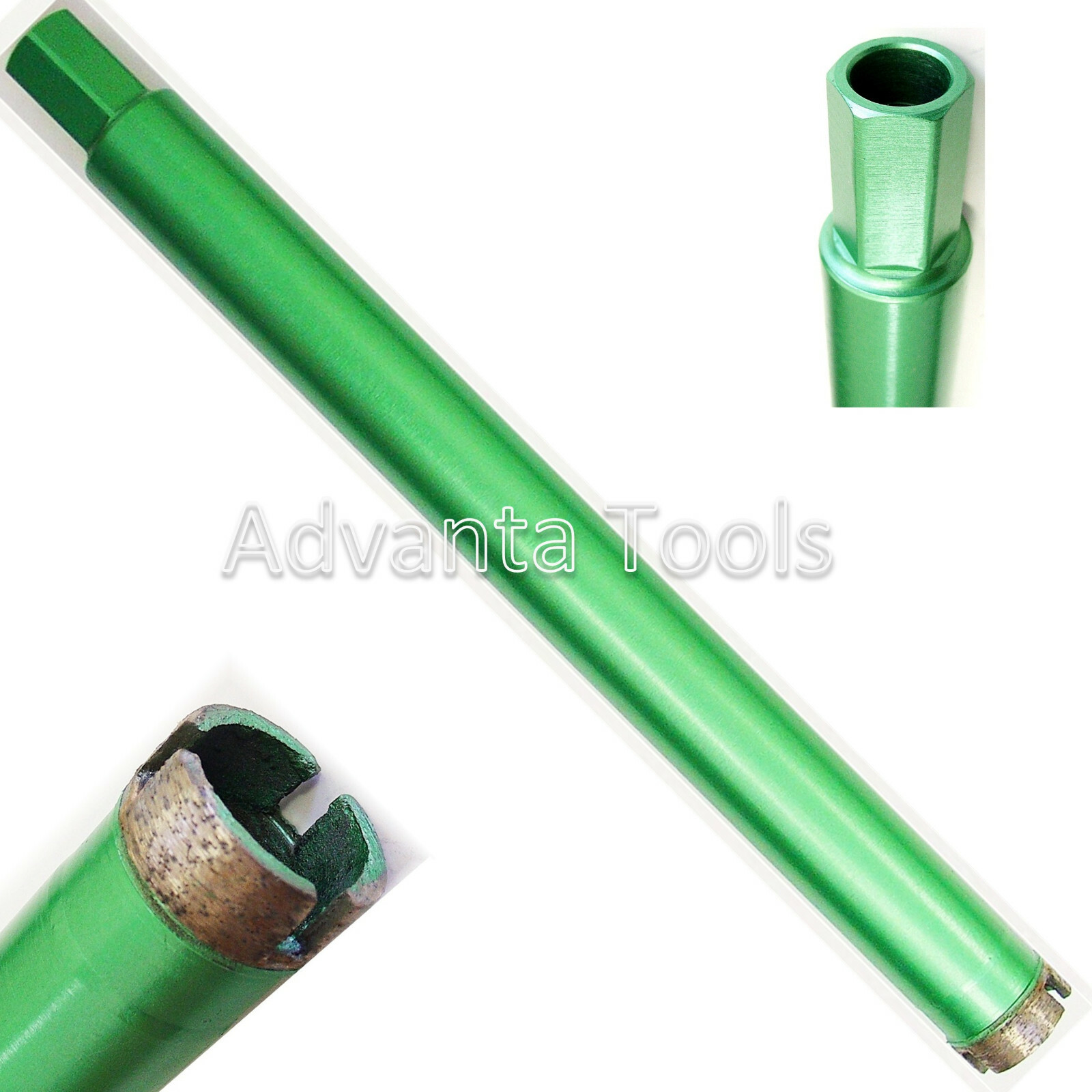 1-1/8″ Wet Diamond Core Bit for Wire Mash & Light Reinforced Concrete 5/8″-11