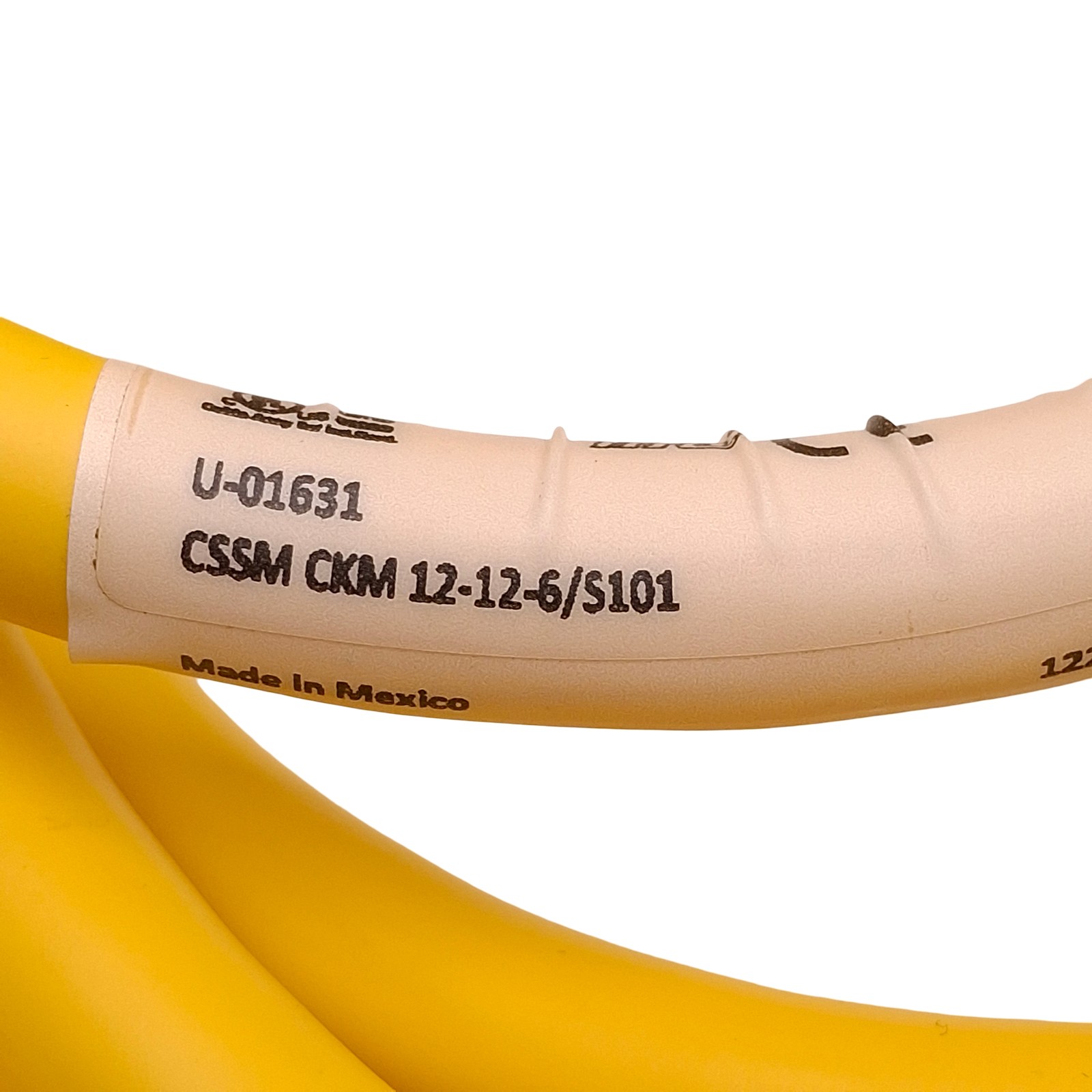 Turck CSSM CKM 12-12-6/S101 Cordset, 12-Pin M23 Male to Female, 300VAC 6A, 6m