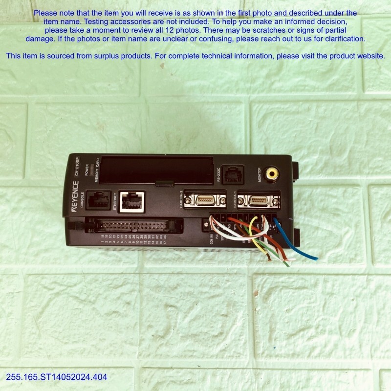 KEYENCE CV-2100P, Digital Image Controller as photo, sn:4534, FedExDHL