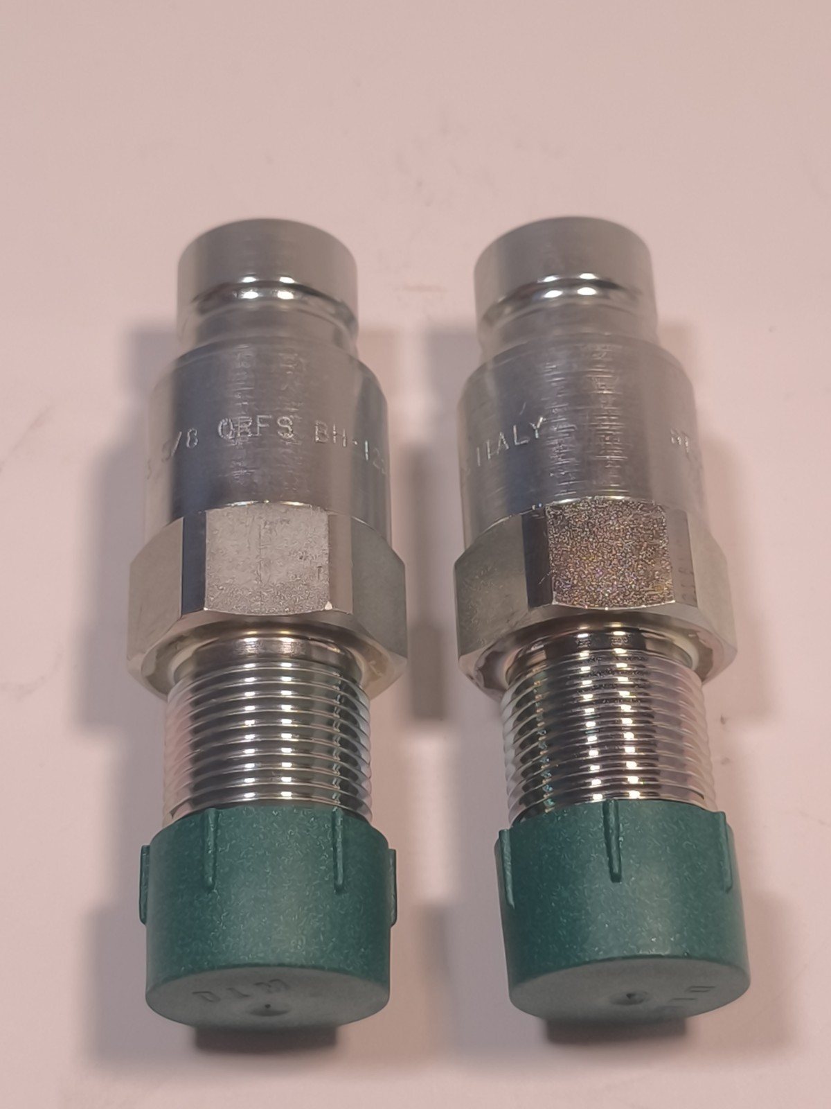 Stucchi Hydraulic Fittings (2) stucchi-m-apm13 5/8 orfs bh-125 ITALY Skid Steer