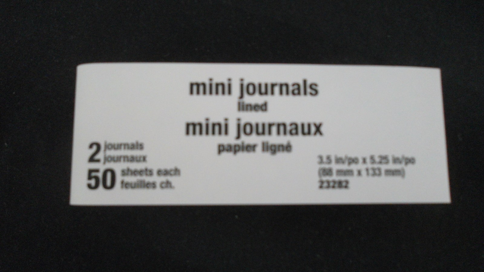 (2) Count Lot Brand New Staples Mini Journals Lined 50 Sheets Each 3.5″ x 5.25″