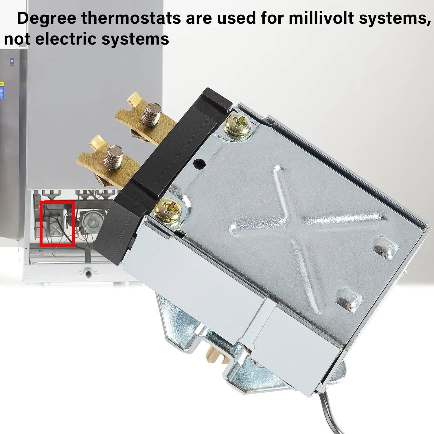 60125401 Fryer Thermostat Fits Pitco 35C+ 45C+, Imperial, Dean, Blodgett Fryers