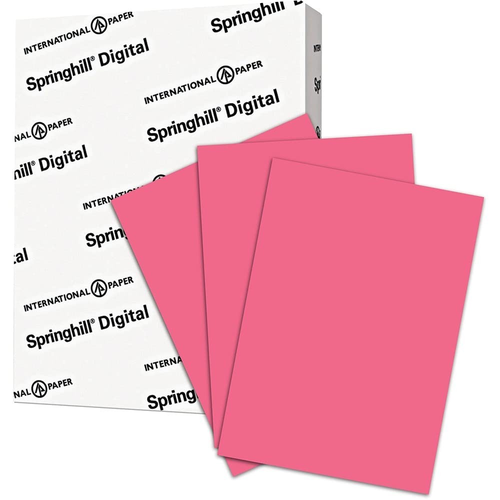 Springhill 8.5” x 11” Cherry Red Colored Cardstock Paper, 110lb, 199gsm, 2,000 S
