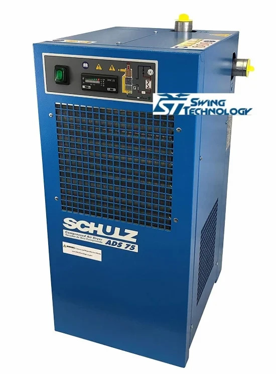 SCHULZ 75 CFM REFRIGERATED COMPRESSED AIR DRYER, 15HP & 20HP COMPRESSORS, 115V