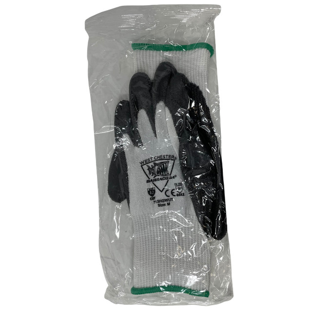 West Chester Barracuda Touch 713HGWUT White Medium Cut-Resistant Gloves – M