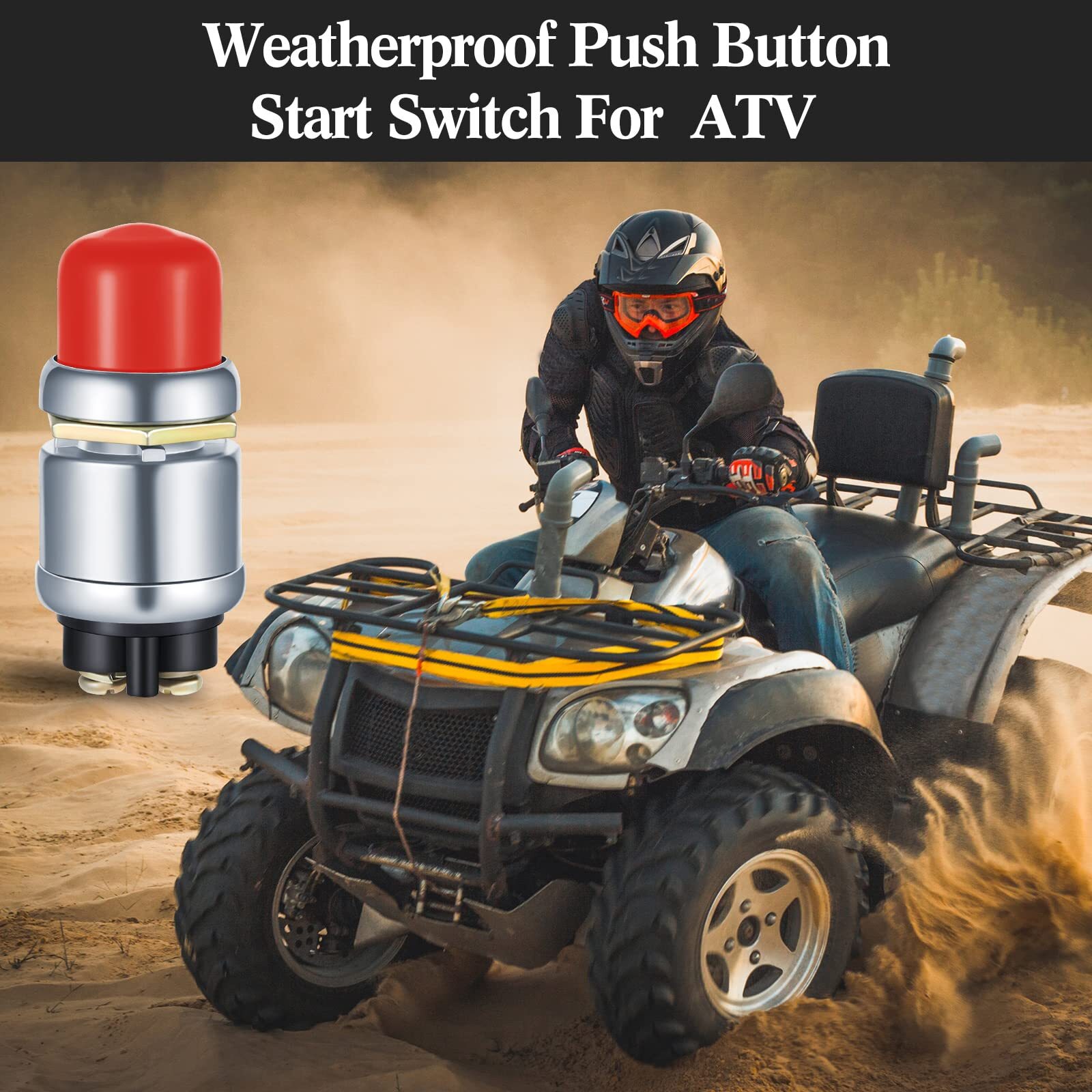 Engine Start Push Button Momentary 12V and 24V Waterproof Push Button Switch …