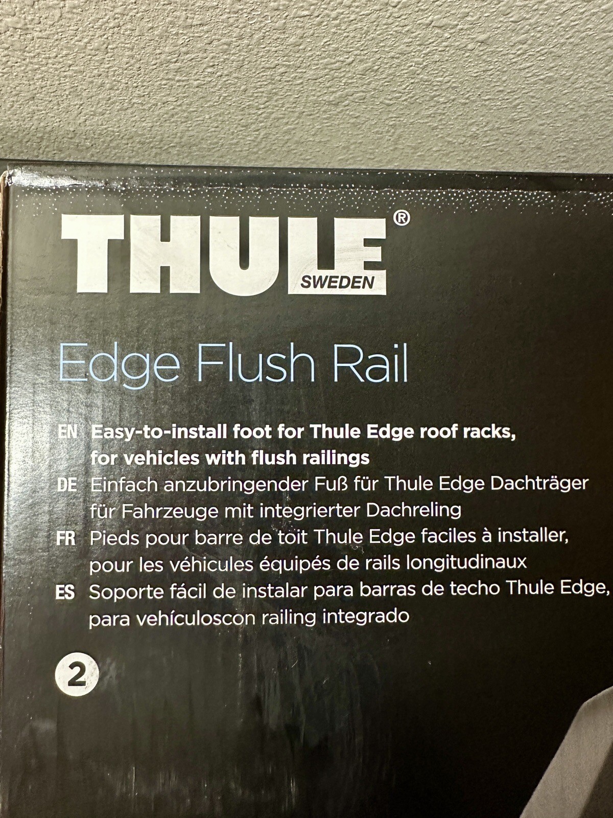 Thule Edge Flush Rail Foot Pack 720601 + Thule Metal Locks (Free $74.95 Value)