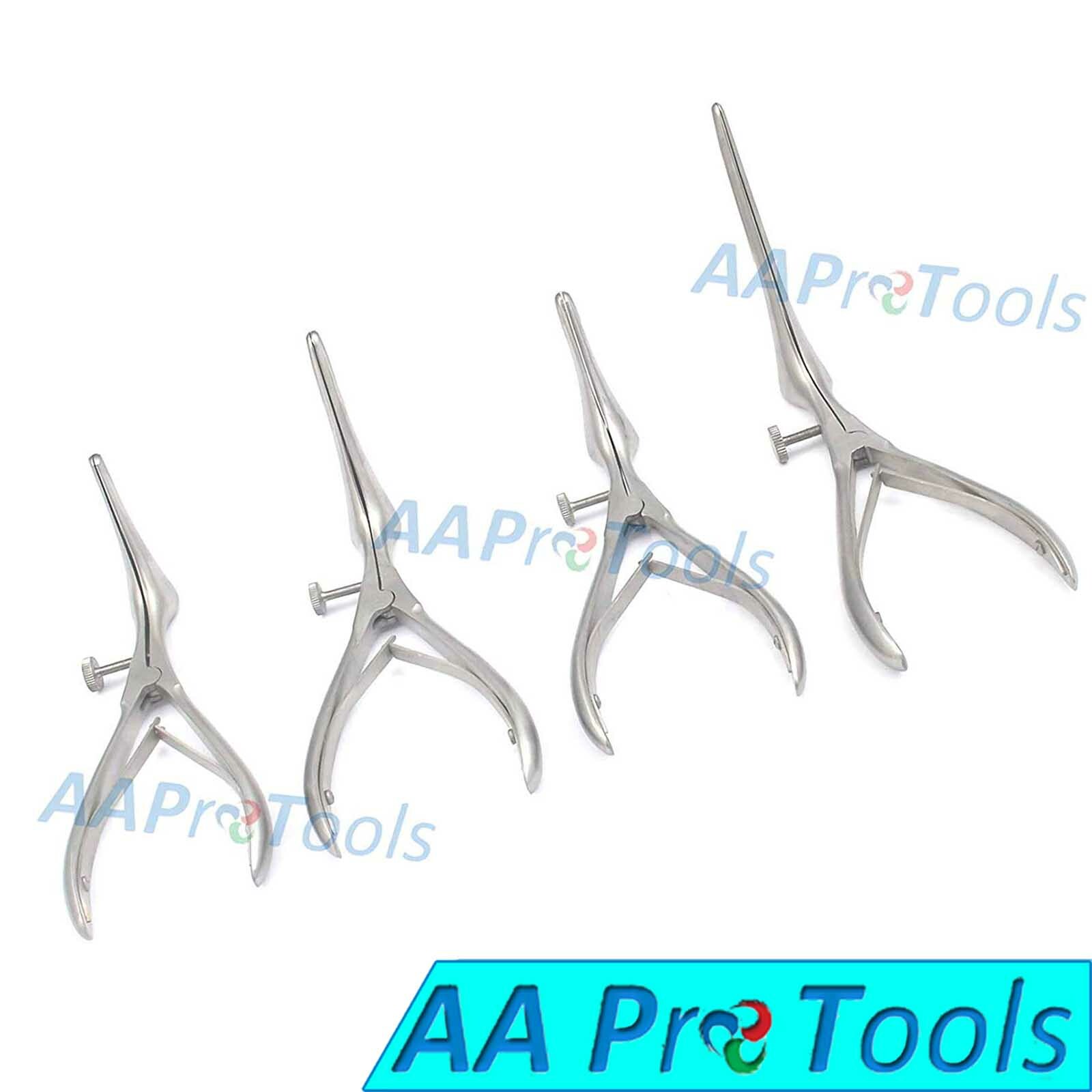 4 KILLIAN Septum Nasal Speculum 6″ Blades Size 2″, 2.5″, 3″ & 3.5″ Ent Tools