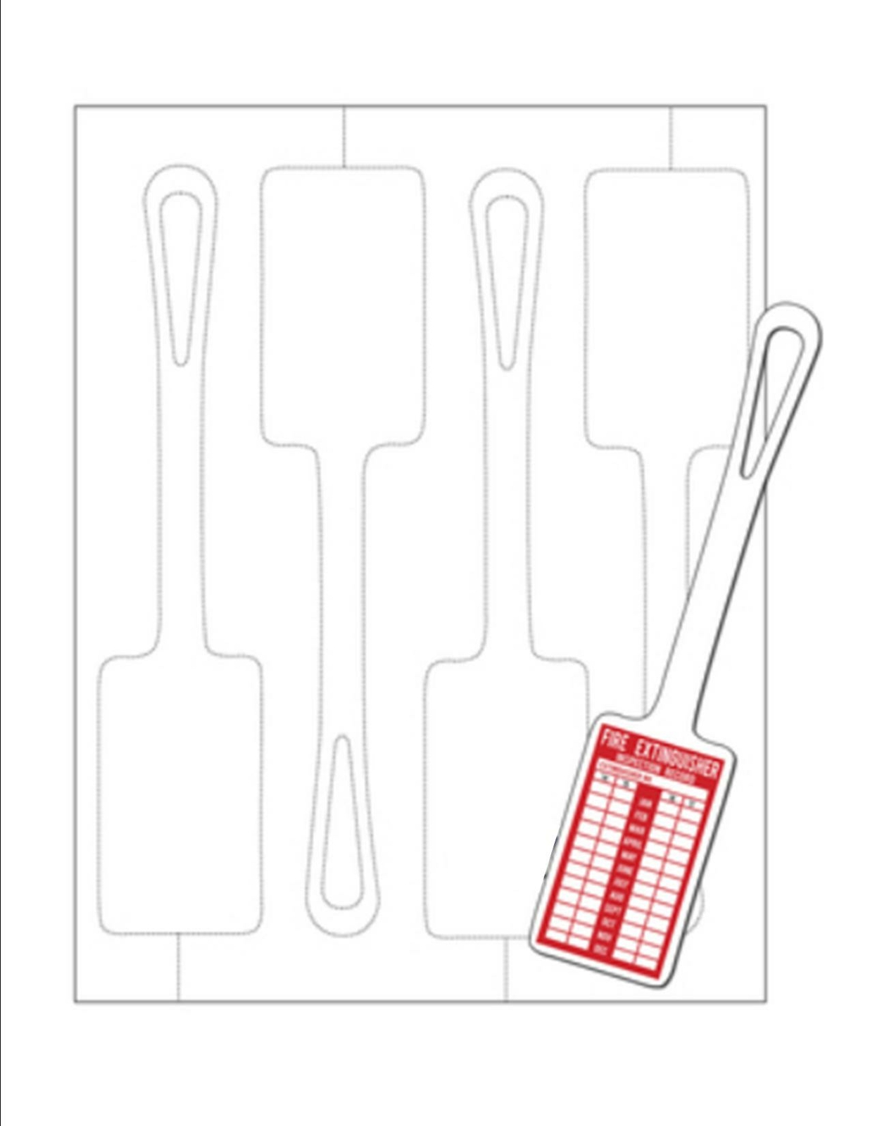 Printable Luggage Tag (No-Tear Wtrprf), 4-UP on 8.5″x11″ Wh 5-Mil Paper- 25 Shts