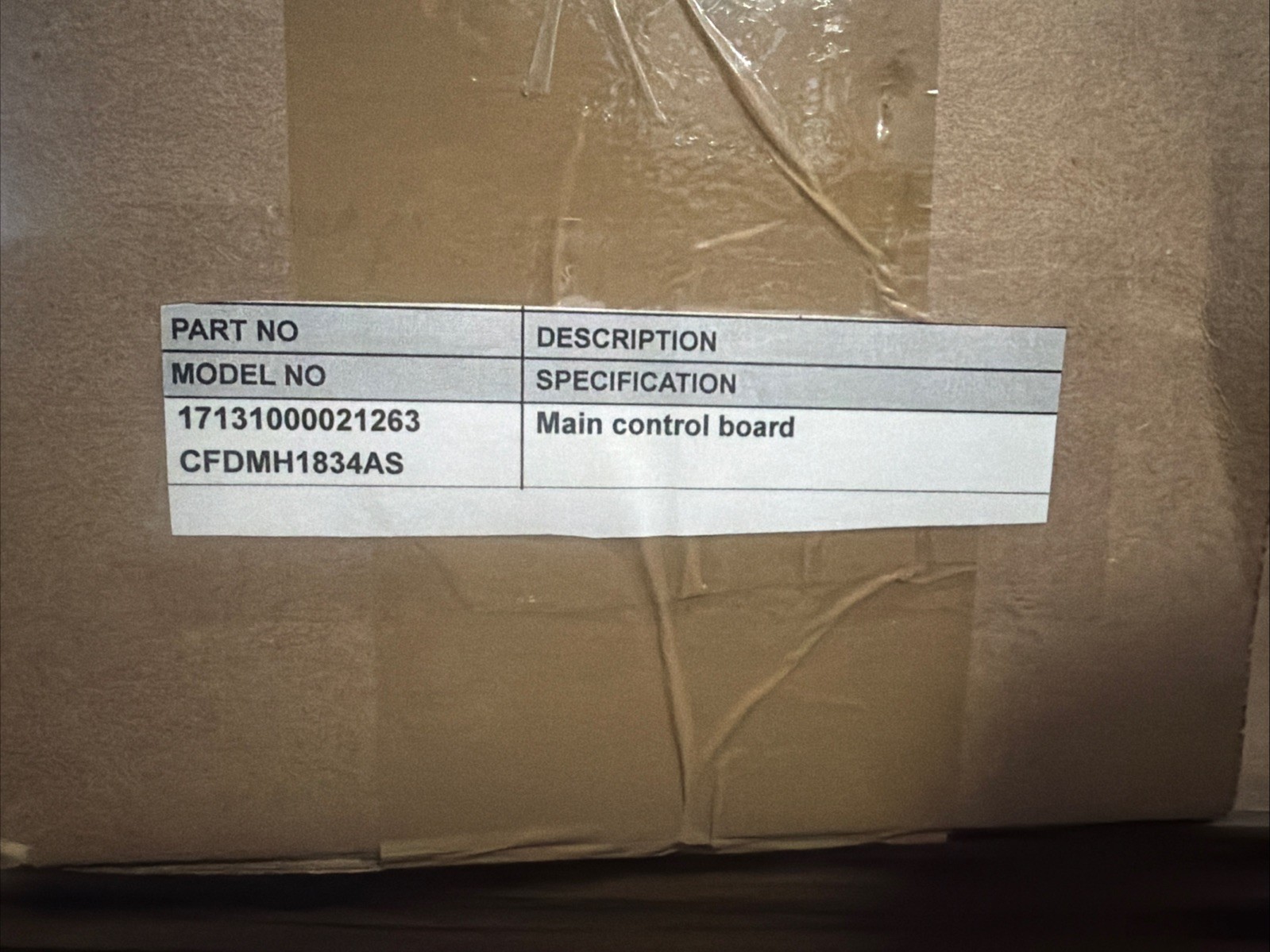 Midea 17131000021263 Main Control Board Bottom Freezer Refrigerator