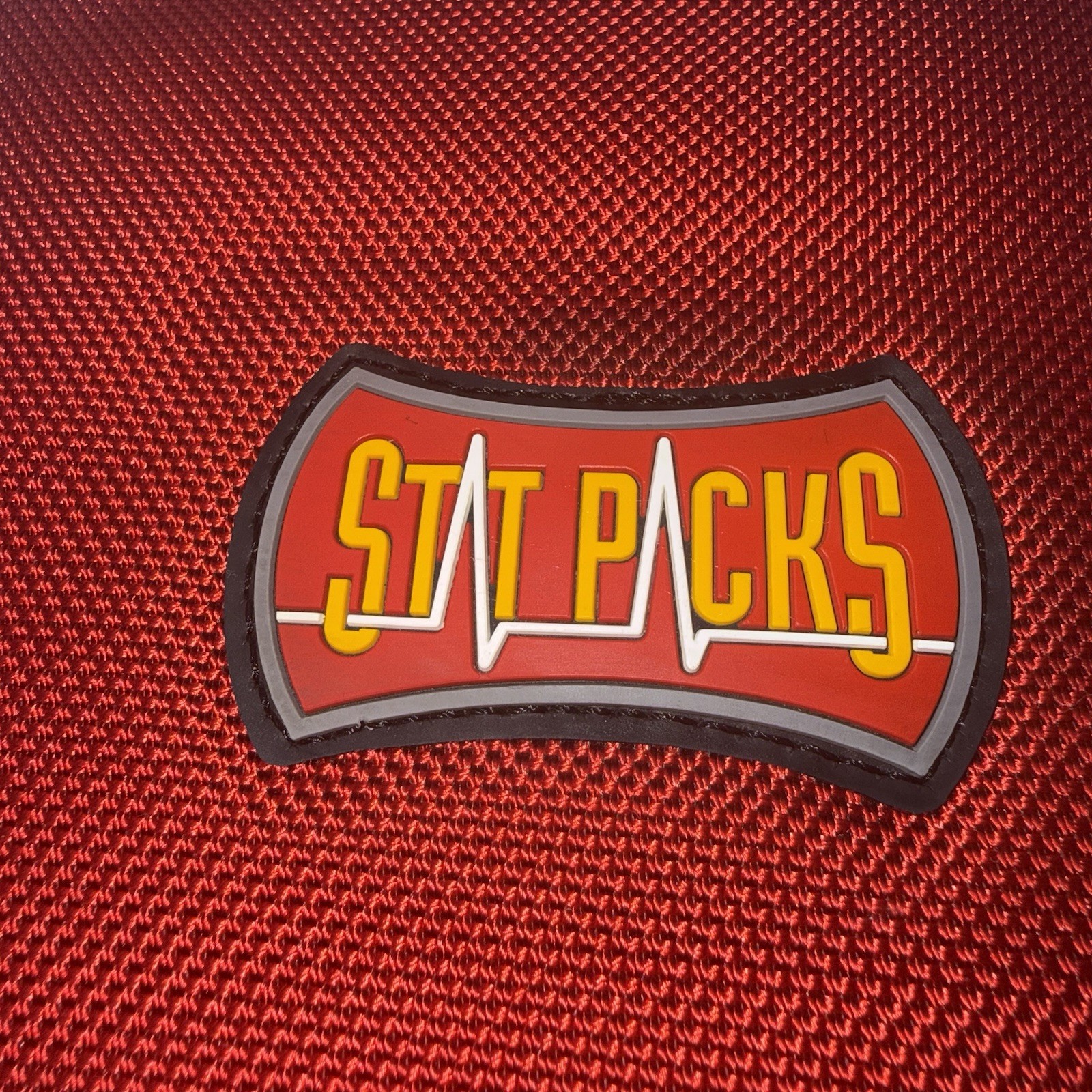 StatPacks Medicine Bag Equipment Organizer, Red, Medical, Nurse, EMT Bag/Case