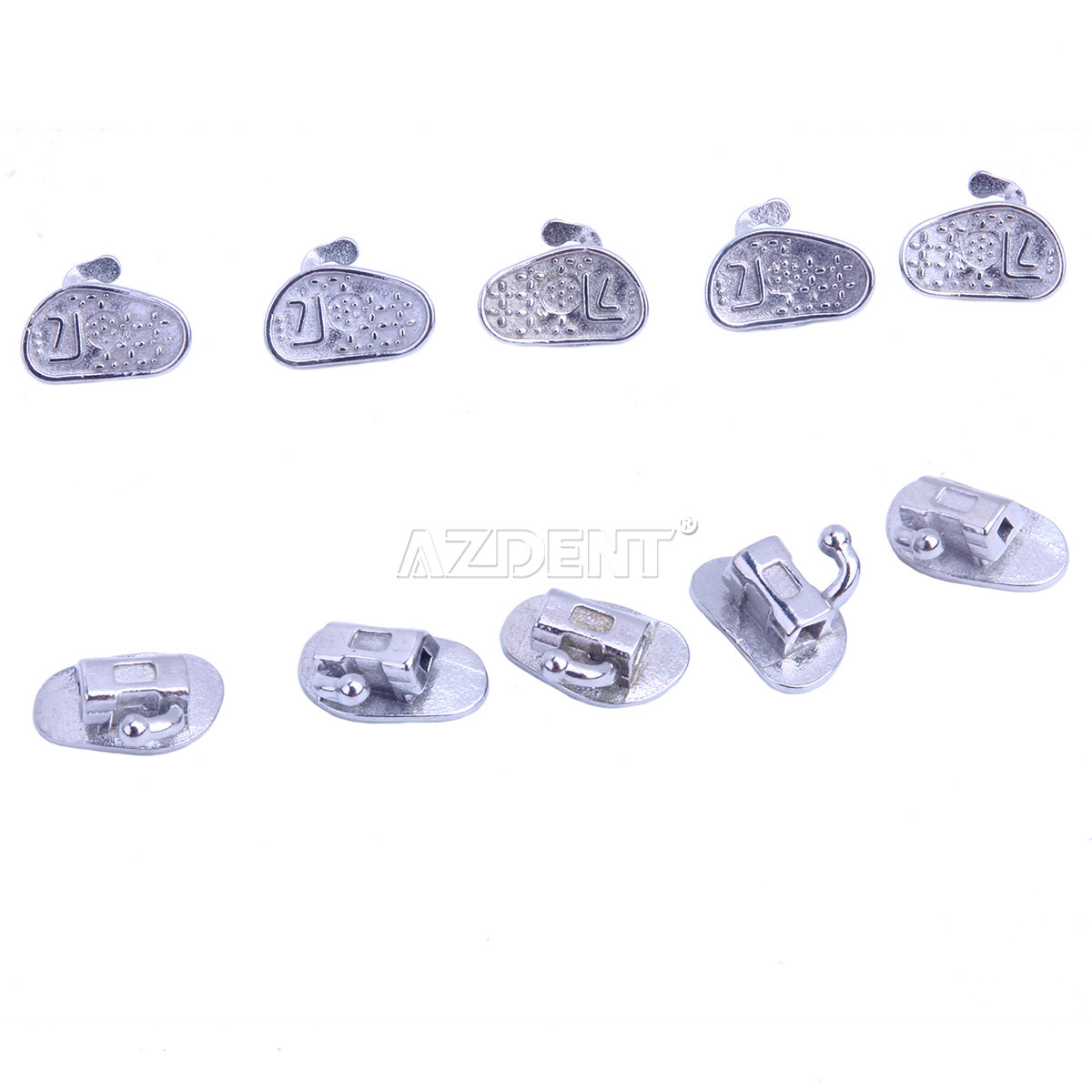20/50sets Dental Buccal Tubes 1st/2nd Molar Bondable Roth/MBT 018 /022 Non-Conv