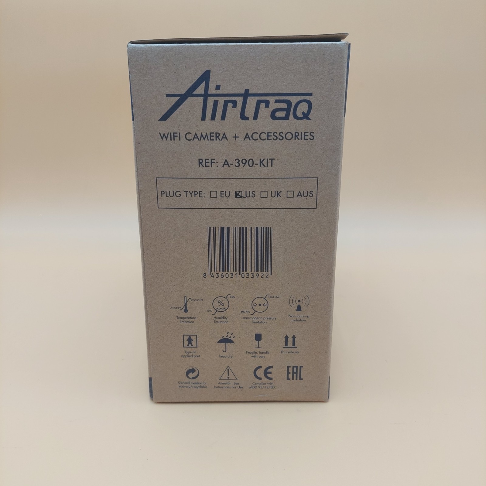 Airtraq A-390 Kit Wi-Fi Camera w/Accessories New Open Box