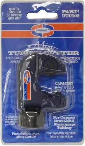 Uniweld Tube Cutter 1/8in to 1 1/8in (3mm To 28mm) UTC702