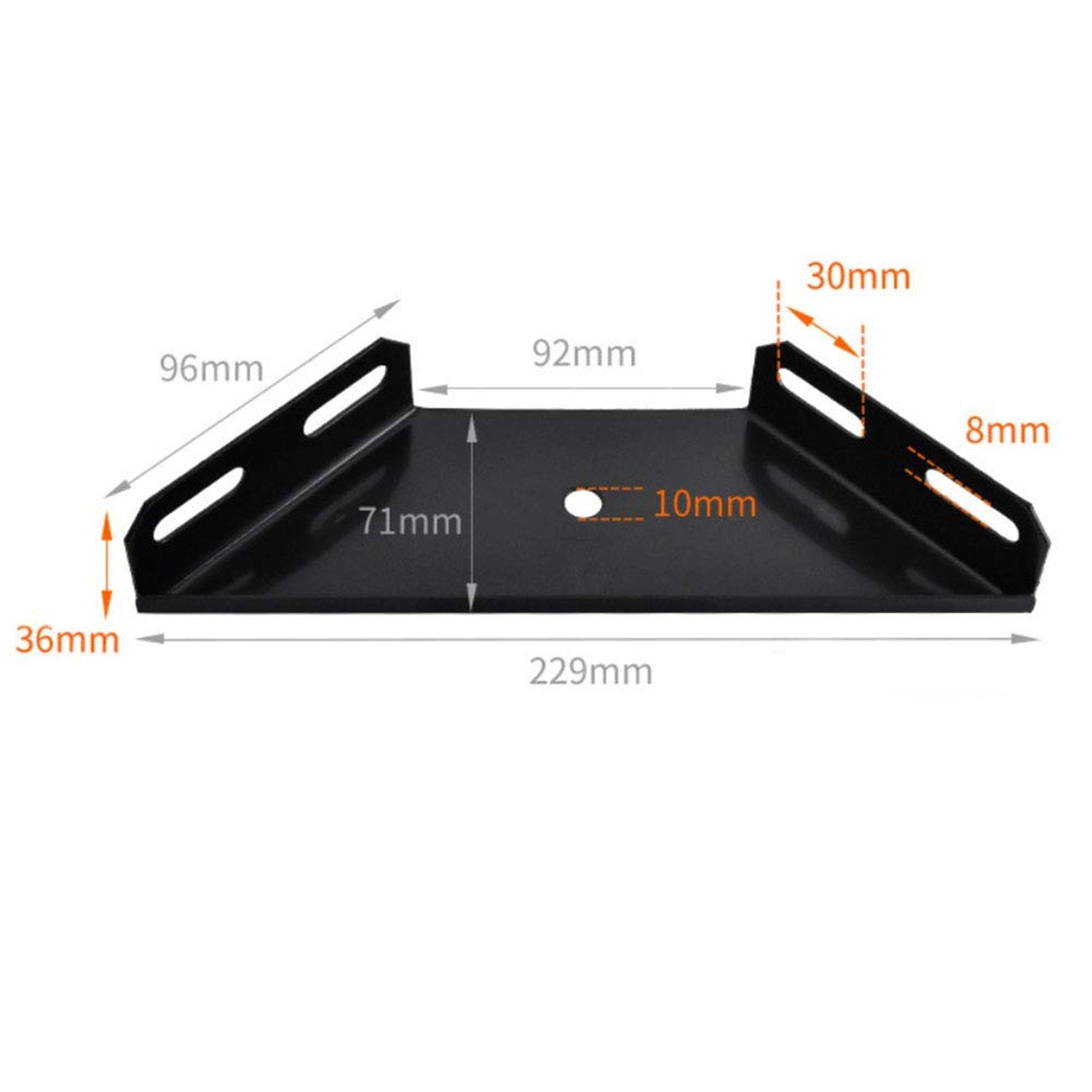 Corner Brace Bracket, 2 PCS Corner Bracket Brace Plate Trapezoid Flange Angle…