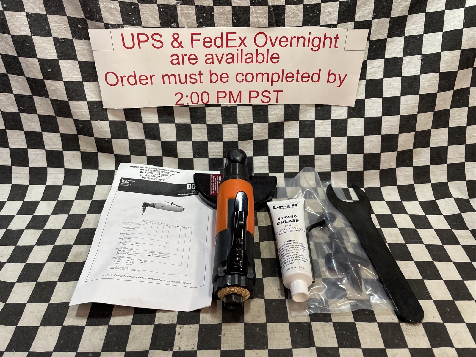 Dotco 12L2718-28 Right Angle Grinder, 12-27 Series, 12L271828, SHIPSAMEDAY