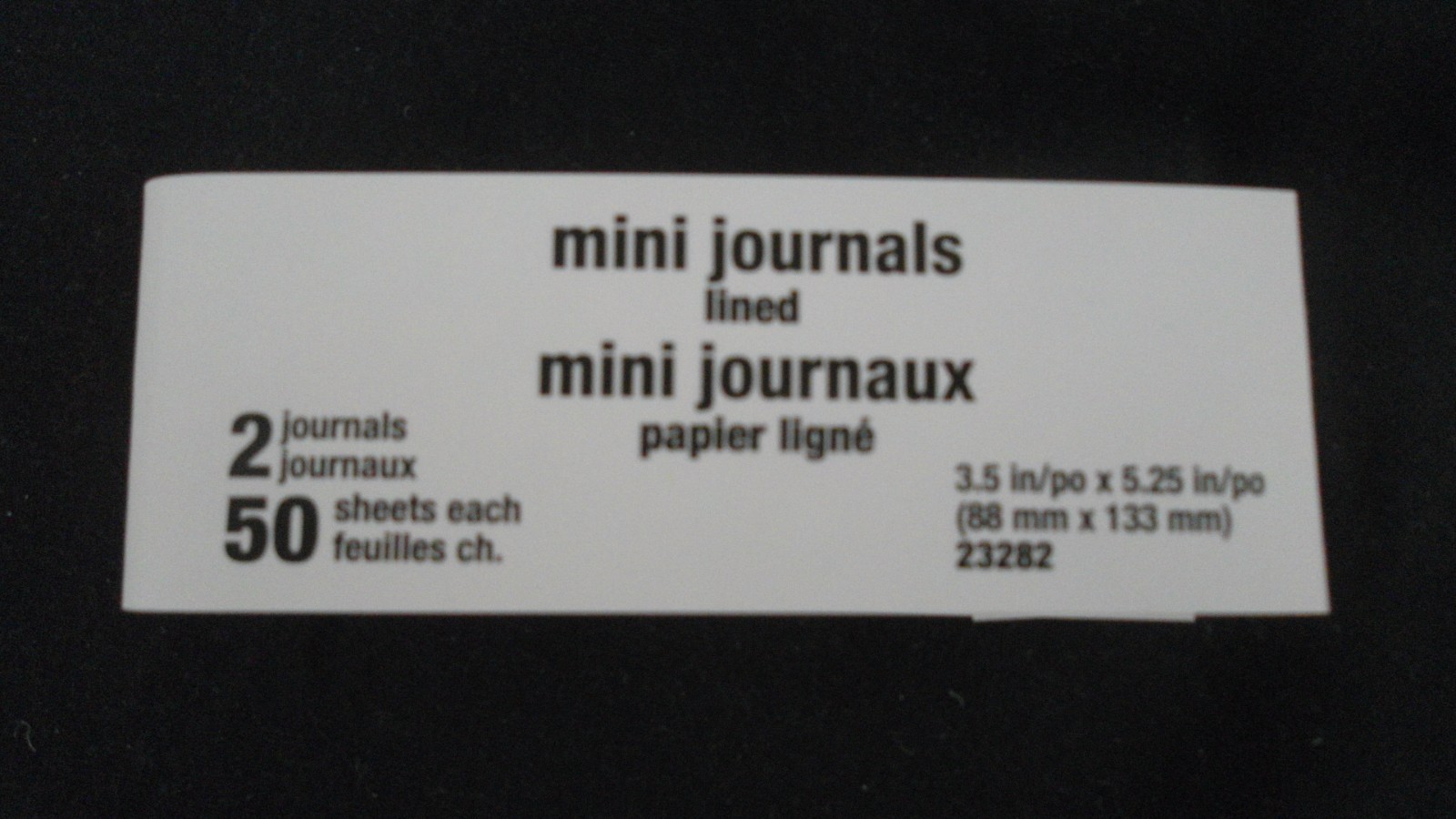 (2) Count Lot Brand New Staples Mini Journals Lined 50 Sheets Each 3.5″ x 5.25″