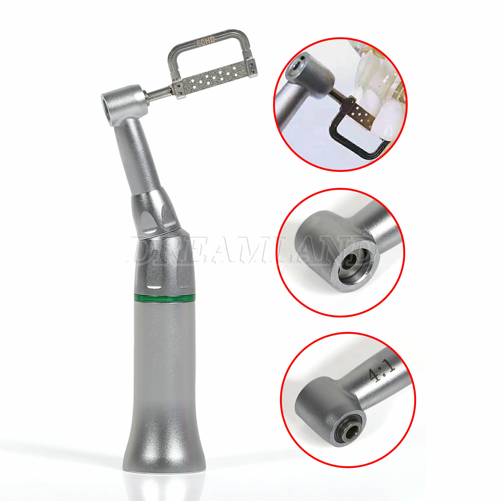 4:1 Reciprocating Dental Contra Angle IPR Handpiece +10 Interproximal Strips Kit