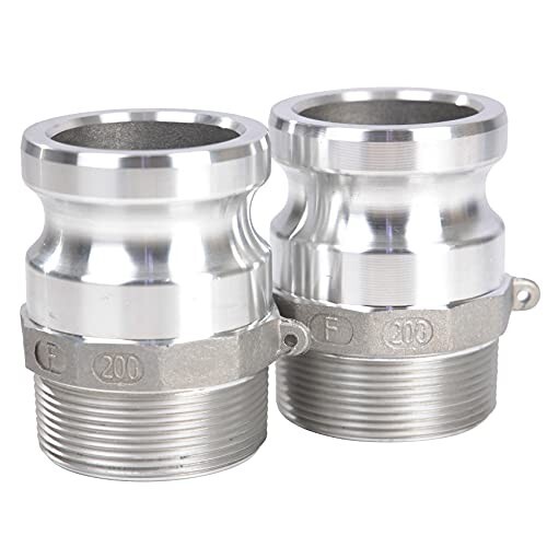 Cam Lock Fittings Male Adapter x Male NPT Thread cam Lock Coupling 2″ Part F