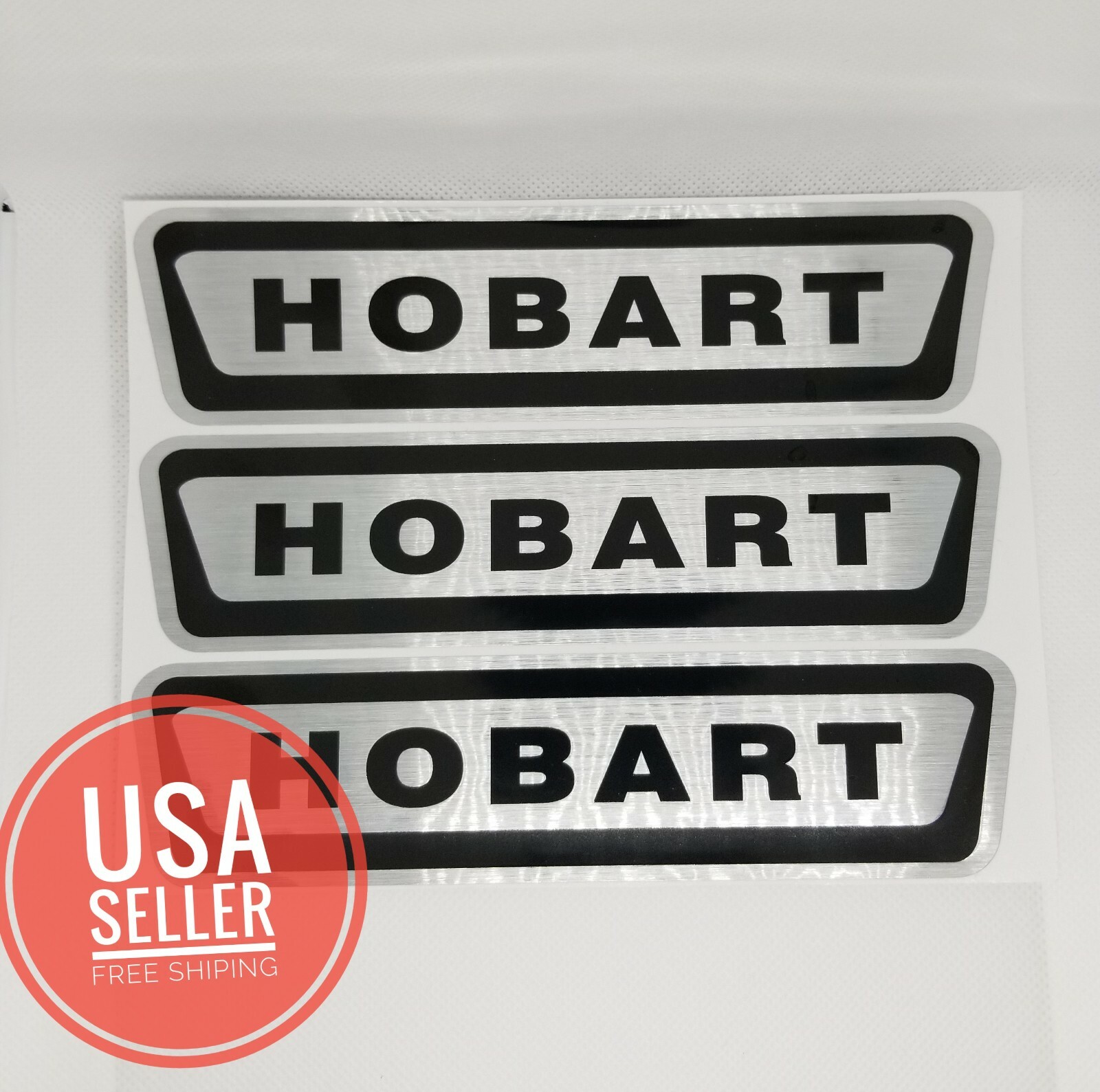 HOBART 00-118365 GENUINE REPLACEMENT PART 7″ x 1.8″ (Large) Sticker decal 3 pack