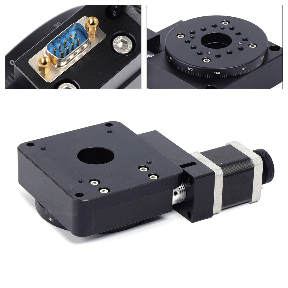 360?? Motorized Rotary Stage Electric Rotating PlatFitm Optical Motorized Stage