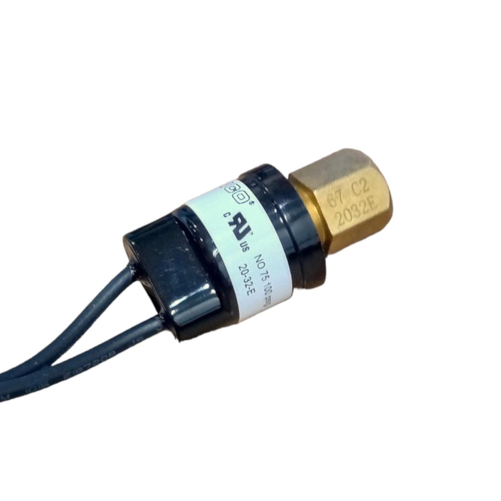 Ranco RHS-75100 Low Pressure Switch 75 PSI Open 100 PSI Close 1/4 in. SAE