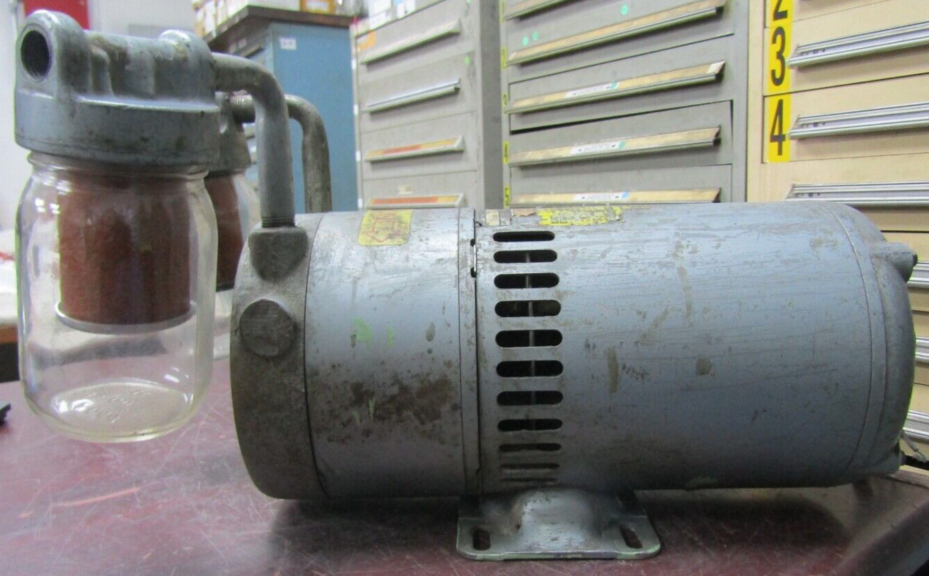 😃 DOERR 3/4 HP VACUUM PUMP MOTOR 220/440 VAC 2.7/1.35A J56Z FRAME LR22132 -FLAW