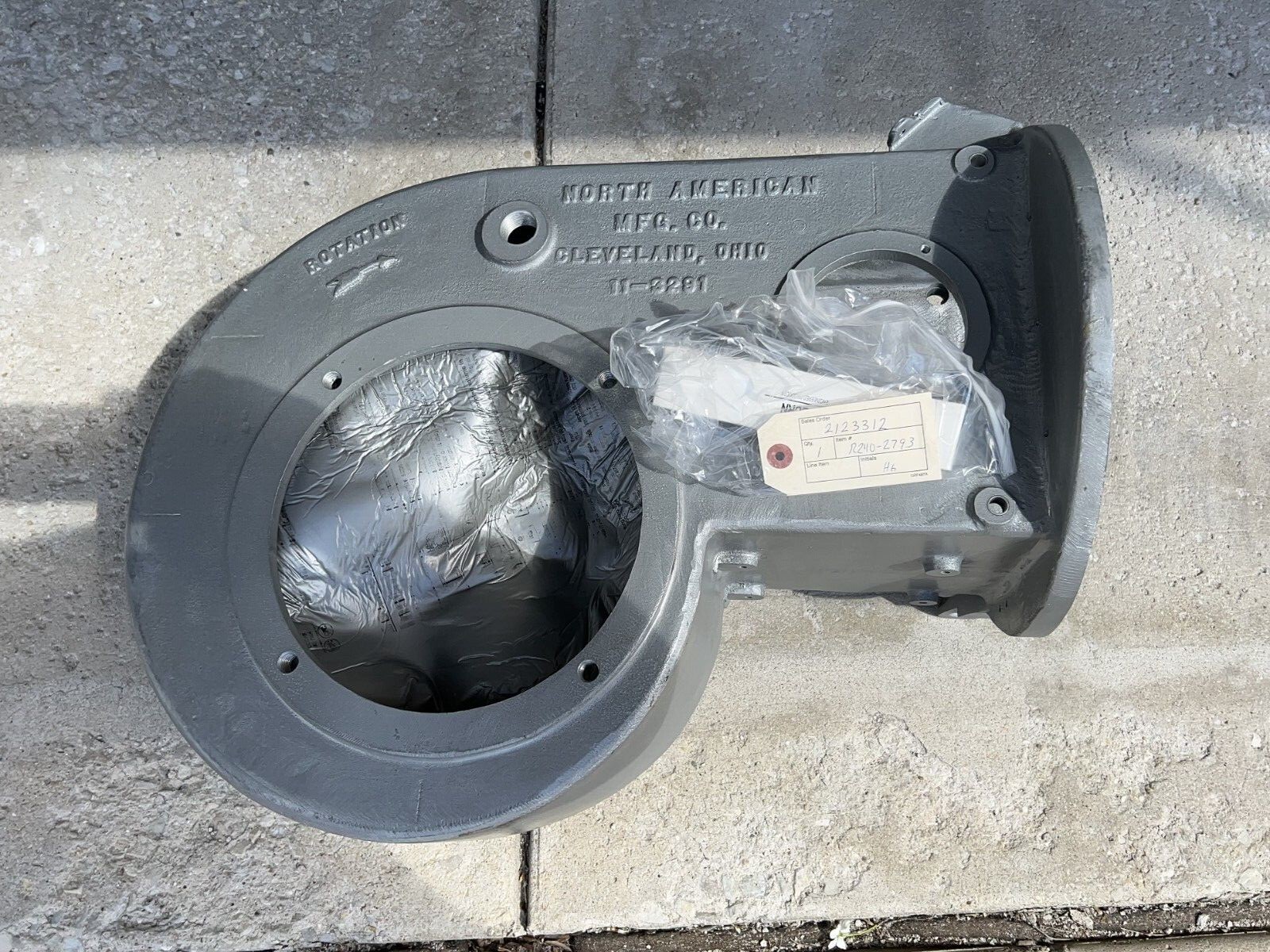 NORTH AMERICAN MFG AB4121-8.4-C11-UV Burner Housing NEW!