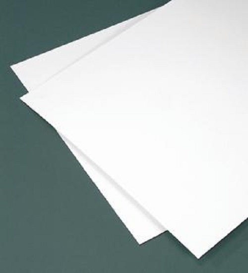 White Polystyrene Plastic Sheet – 0.020″ Thick – 24″ x 48″ – Vacuum Forming