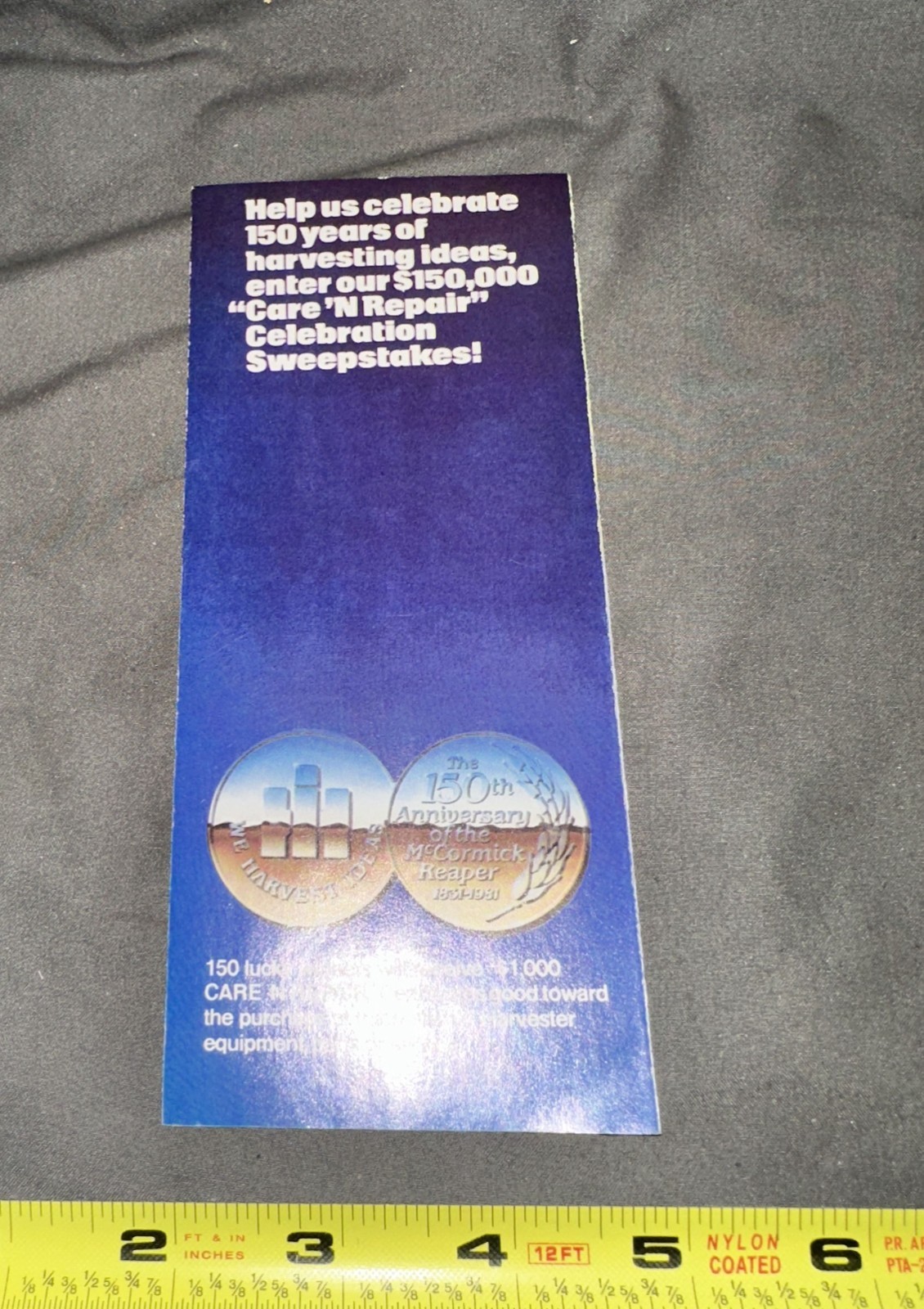 International Harvester 150th Years “Care and Repair” Sweepstakes – 1981