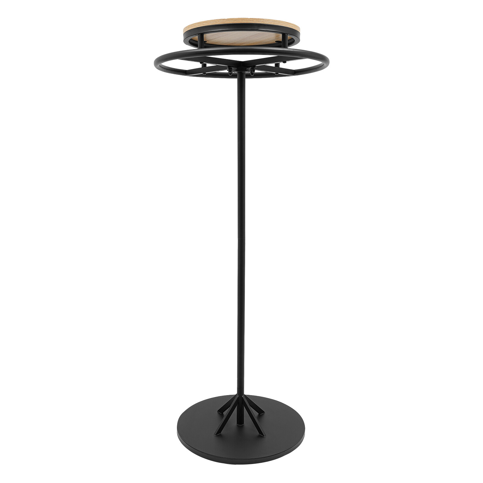 Round Clothing Display Rack Floor-standing Garment Hanging Rack 23.6*55.1inch US