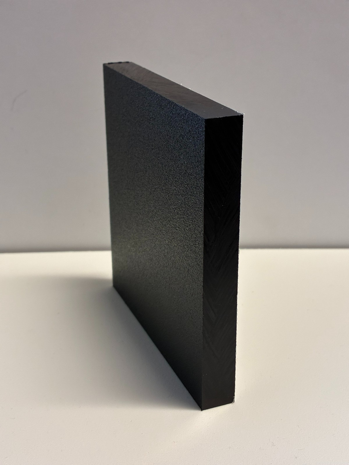 HDPE King Starboard Plastic Sheet – 1/2″ Thick (12mm) – Black – 24″ x 27″