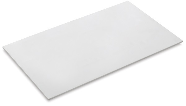 White Polystyrene Plastic Sheet – 0.020″ Thick – 24″ x 48″ – Vacuum Forming