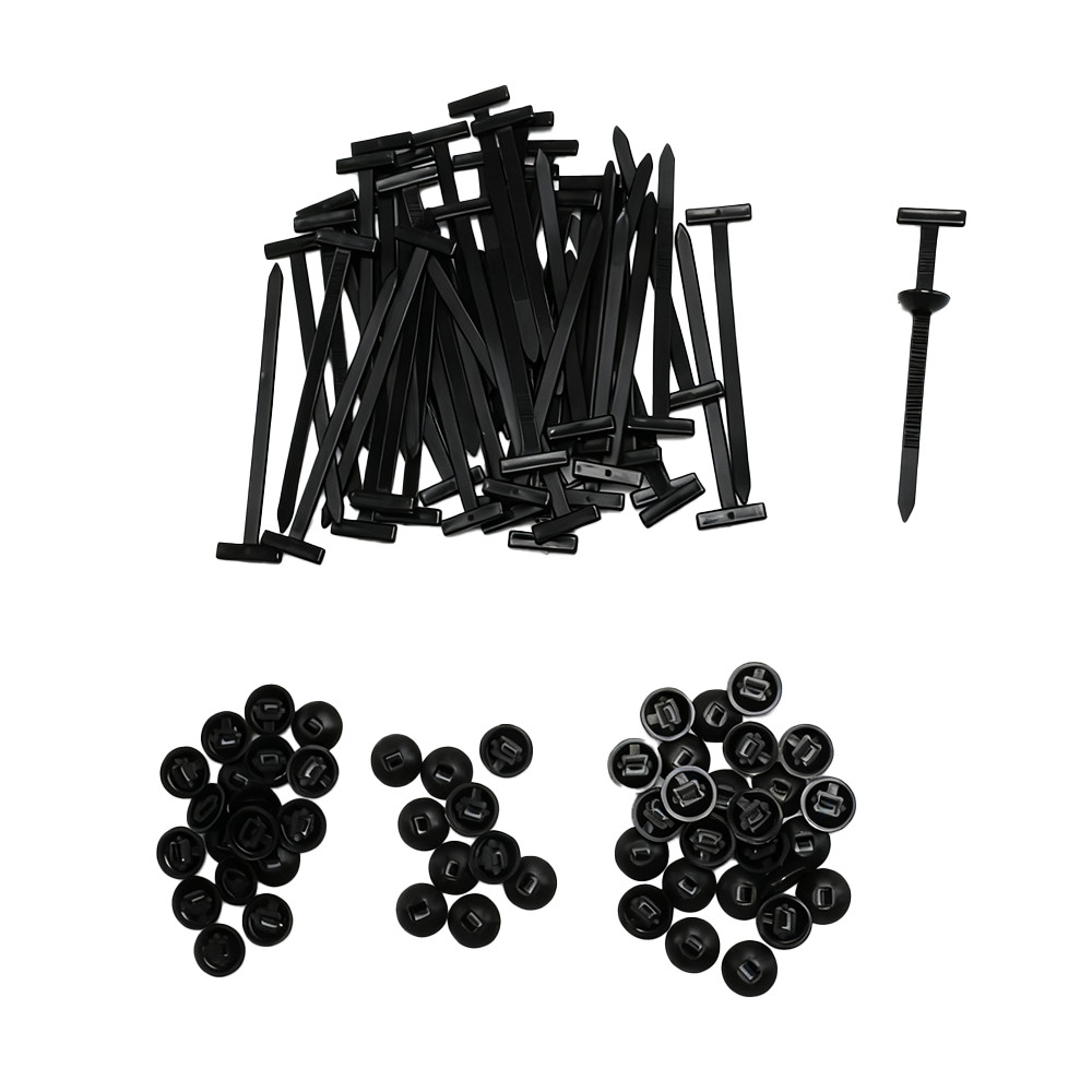50/100/200Pcs Nylon Heavy Duty Self Locking Zip Ties Universal Cable Tie Buckle