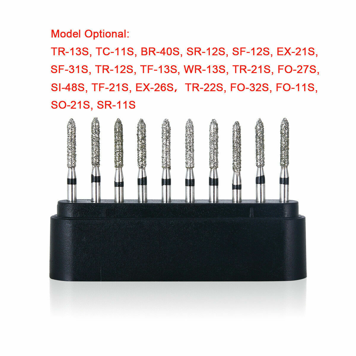 AZDENT Dental Super Coarse Diamond Burs FG for High Speed Handpiece