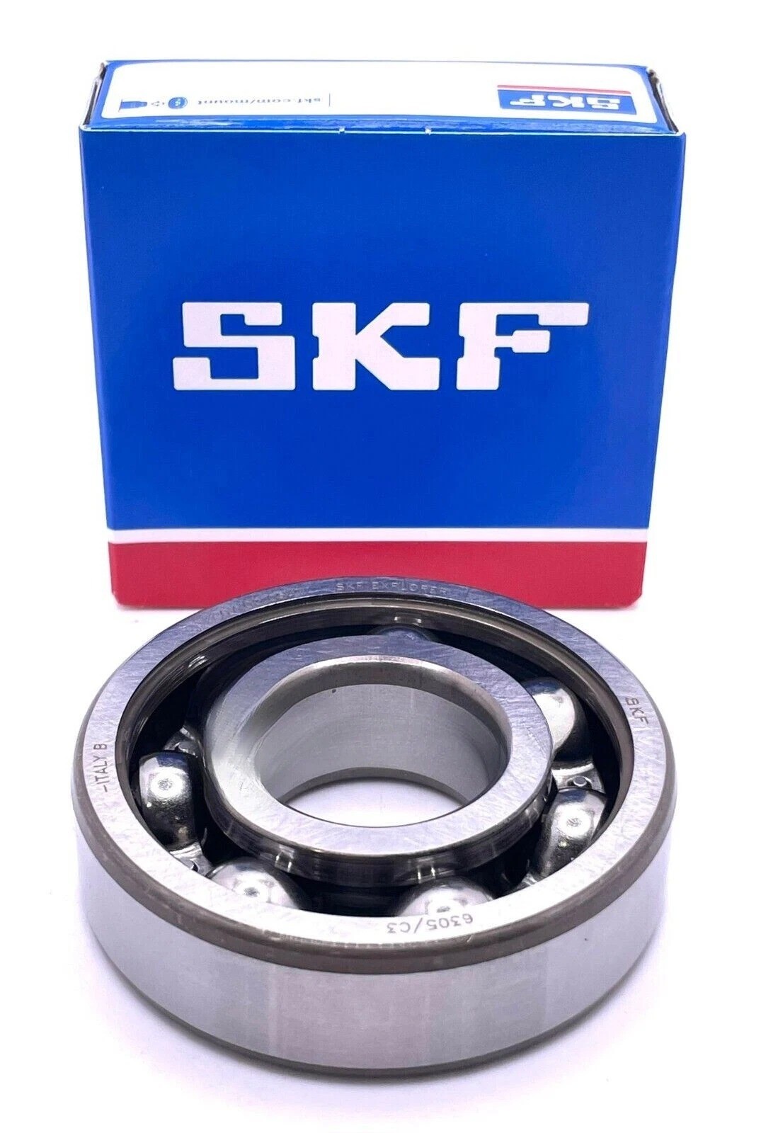 SKF Itally 6202 C3 Deep Groove Ball Bearing, Open No Seals 15x35x11 mm