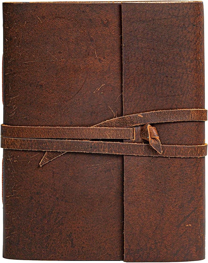 Handmade Leather Journal Notebook Rustic Vintage Leather Bound Diary