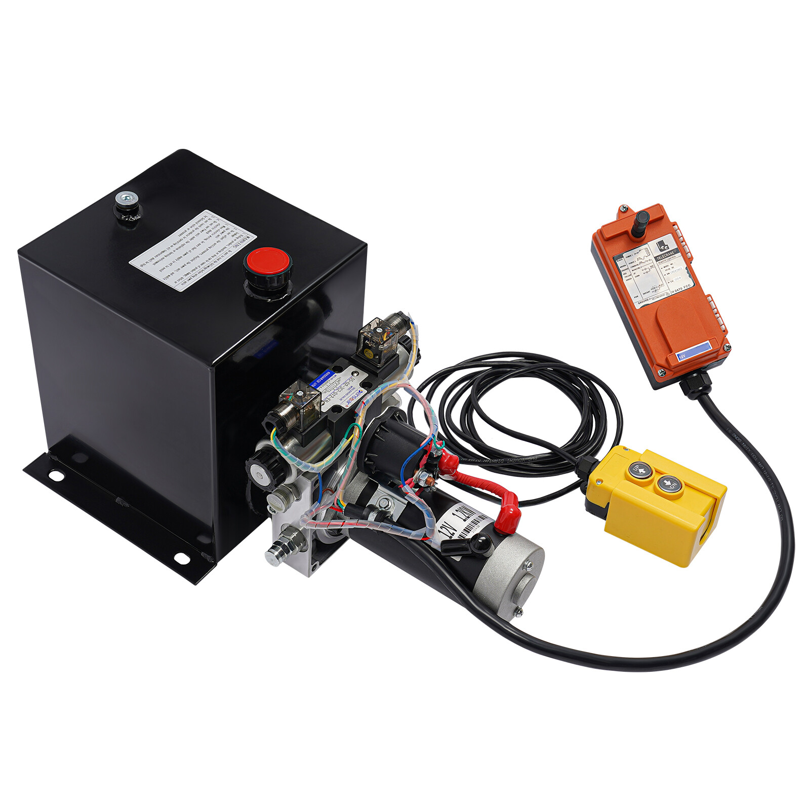 8QT Double Acting Hydraulic Pump with Wireless Remote Control – 12V DC