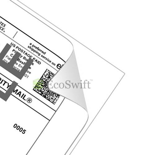 4-40,000 LOT 4 x 5 “EcoSwift” Laser Address Shipping Adhesive Labels 4 per sheet