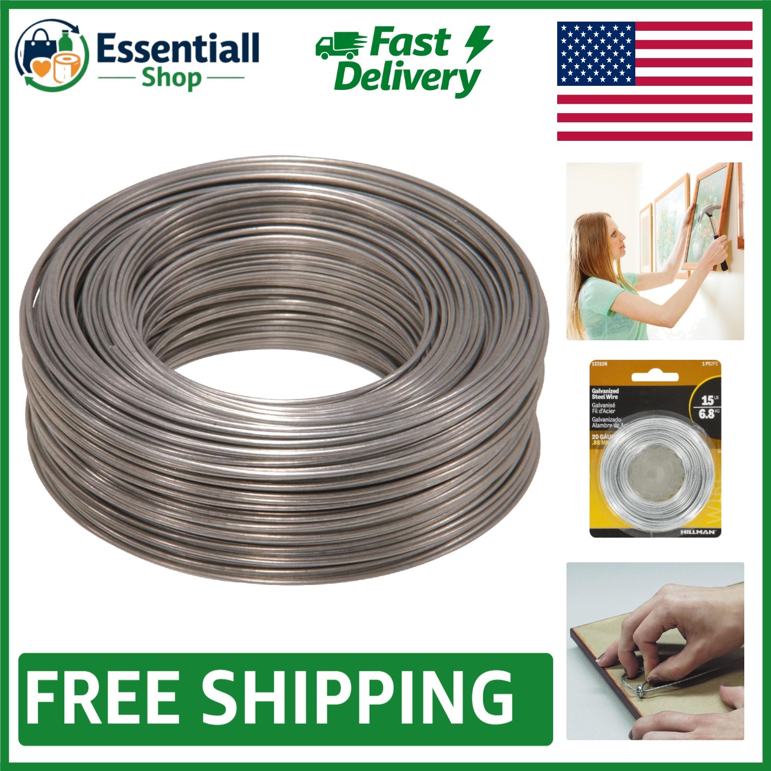 Corrosion Resistant 20 Gauge Hobby Wire, 175 Feet – Perfect for Craft Projects