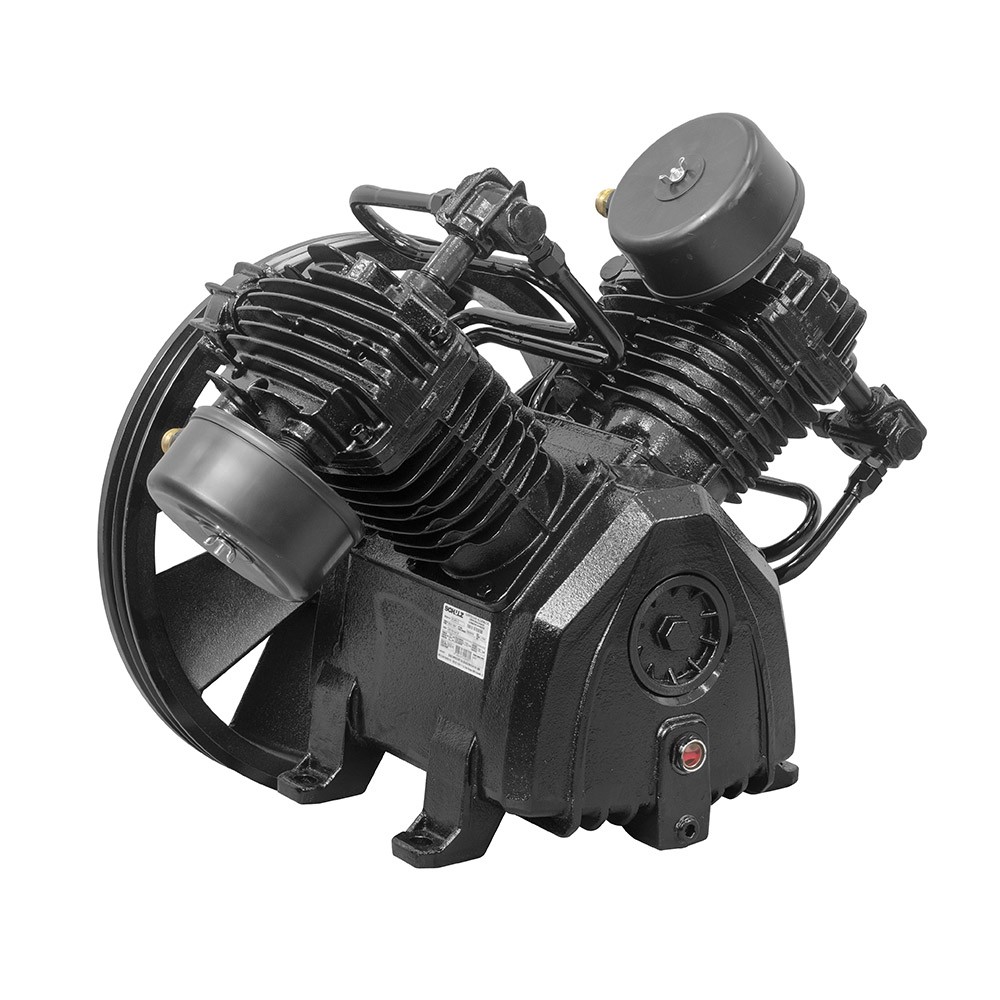 Schulz MSLV 60 Two-Stage Air Compressor Pump, 43 CFM, 15 HP, 175 PSI
