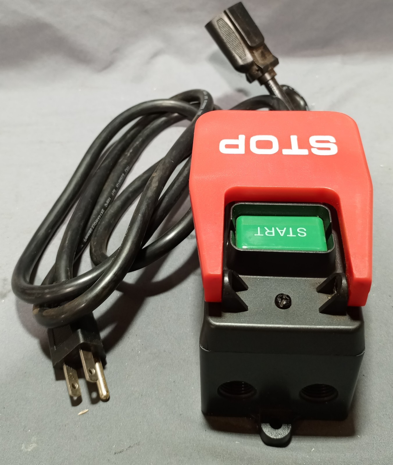 120V AC Start Stop Switch Station Emergency Stop Safety Control Box