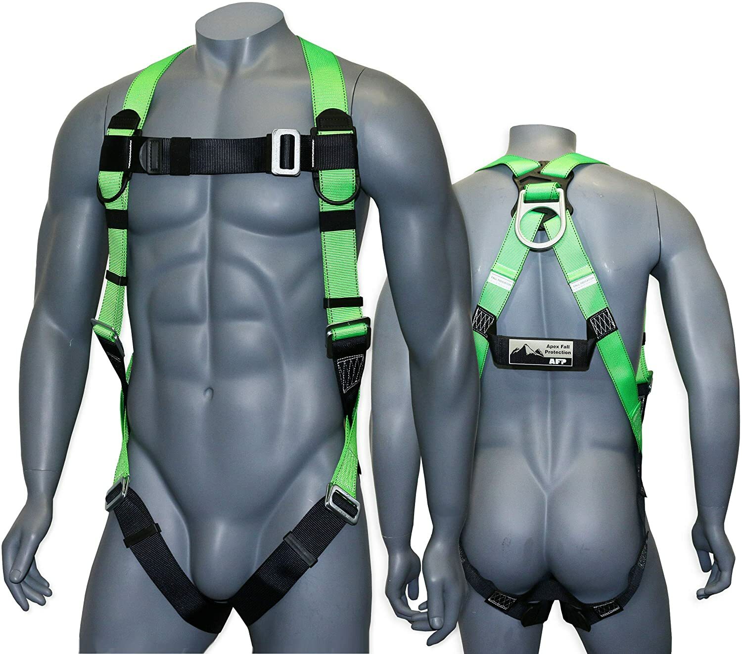 Fall Protection Safety Harness with Dorsal D Ring Roofing Kit Lanyard and Tool